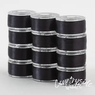 SuperBobs Polyester Bobbin 12pk Class 15 Dark Gray