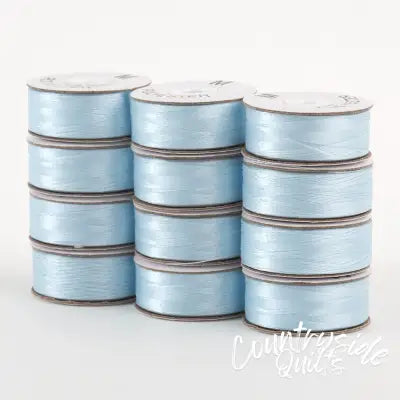 SuperBobs Polyester Bobbin 12pk M-Style Baby Blue