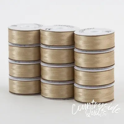 SuperBobs Polyester Bobbin 12pk M-Style Beach