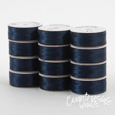 SuperBobs Polyester Bobbin 12pk M-Style Dark Blue