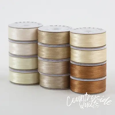 SuperBobs Polyester Bobbin 72pk L-Style Neutral