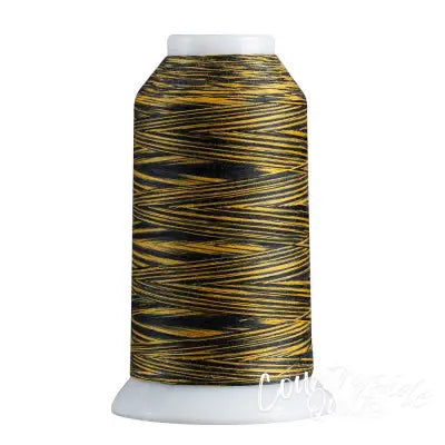 Superior Spirit 40wt Polyester 1650yd Variegated Thread Black Gold