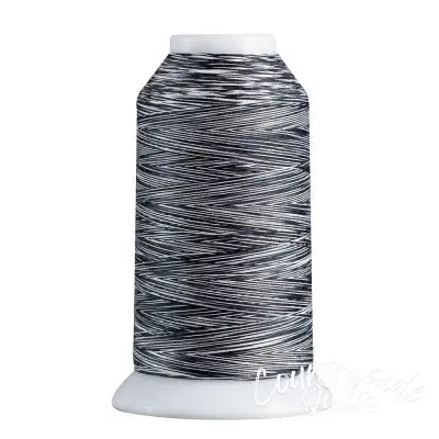 Superior Spirit 40wt Polyester 1650yd Variegated Thread Black White