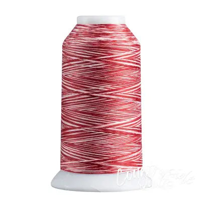 Superior Spirit 40wt Polyester 1650yd Variegated Thread Burgundy White