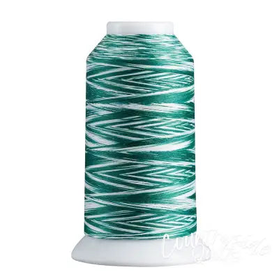 Superior Spirit 40wt Polyester 1650yd Variegated Thread Green White