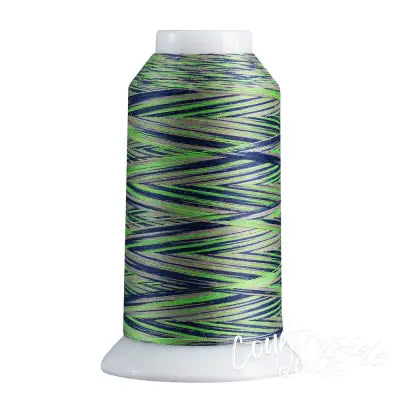 Superior Spirit 40wt Polyester 1650yd Variegated Thread Navy Green Gray