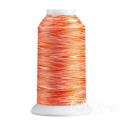 Superior Spirit 40wt Polyester 1650yd Variegated Thread Orange White