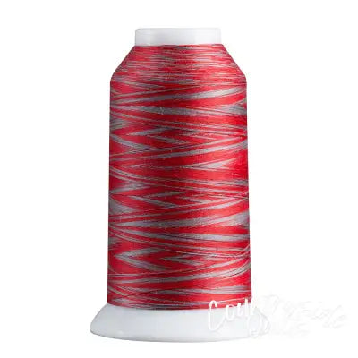Superior Spirit 40wt Polyester 1650yd Variegated Thread Red Gray