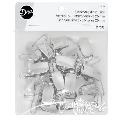 Suspender Clips Nickel