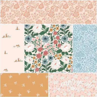 Sweet Cotton Tales 1 Yard Bundle Blush, 6pcs