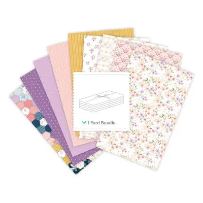 Sweet as Honey 1 Yard Bundle White, 9 Pcs.