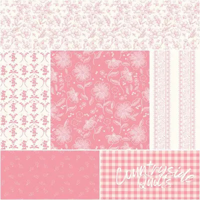 Sweet Pink 1 Yard Bundle Pink, 6pcs