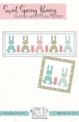 Sweet Spring Bunny Runner and Pillow Pattern