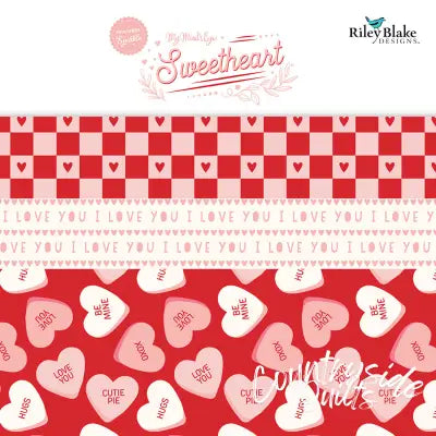 Sweetheart 2.5in Strips, 40pcs