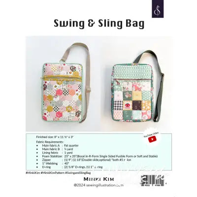 Swing and Sling Bag Pattern