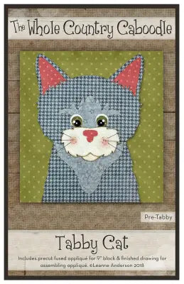 Tabby Cat Precut Fused Applique Pack