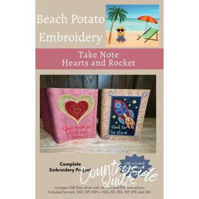 Take Note Hearts and Rocket