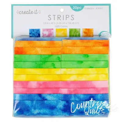 Textures, 20Pc, 2.5in Strips Create It
