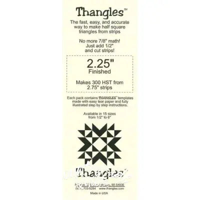 Thangles - 2.25 Finished THAN225F