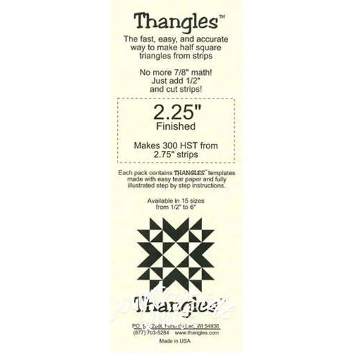 Thangles - 2.25 Finished THAN225F