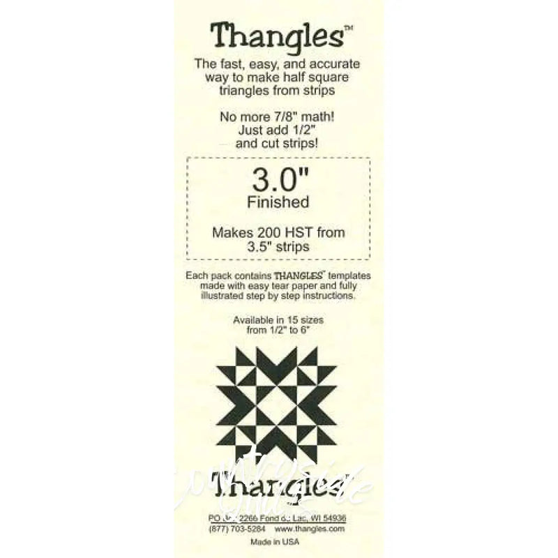 Thangles - 3 Finished THAN3F