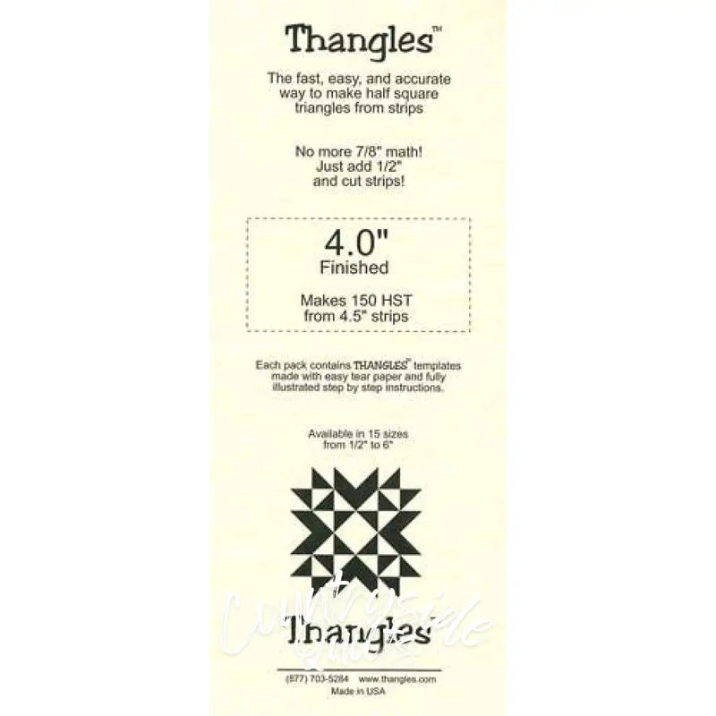 Thangles -4 Finished 10166
