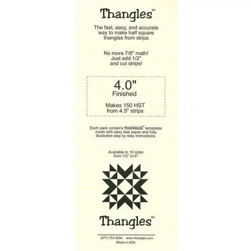 Thangles -4 Finished 10166
