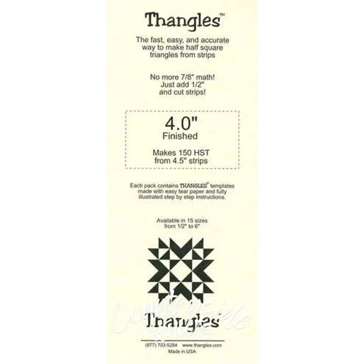 Thangles -4 Finished 10166