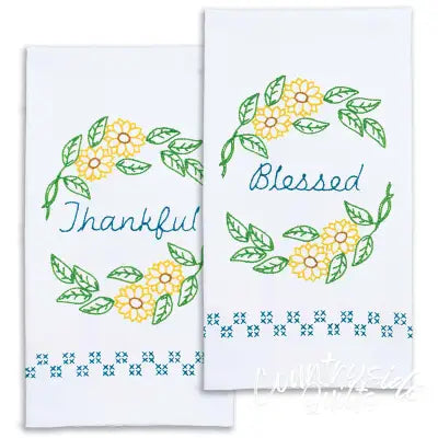 Thankful & Blessed Decorative Hand Towel