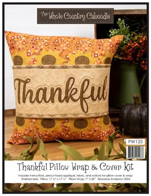 Thankful Pillow Wrap & Cover Kit