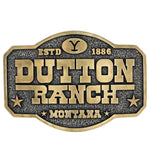 The Y Yellowstone Dutton Ranch Attitude Belt Buckle