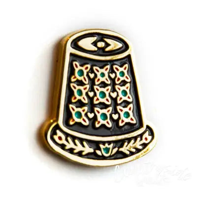 Thimble Enamel Pin