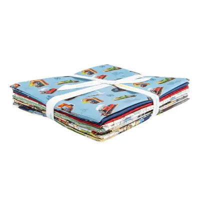 Thomas & Friends™ 80th Anniversary 1 Yard Bundle Blue, 8 Pcs.
