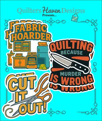 Those 70's Quilter Stickers Set