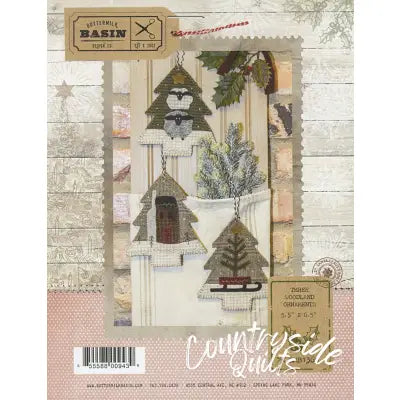 Three Woodland Ornaments