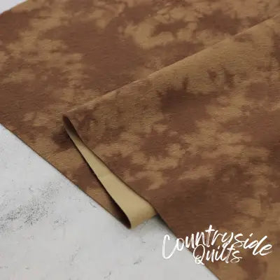 Tie Dye Tonal Carmel Faux Fur 5yd