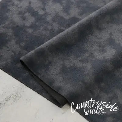 Tie Dye Tonal Slate Faux Fur 1/2yd