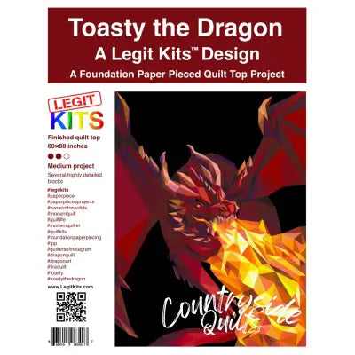 Toasty the Dragon Pattern