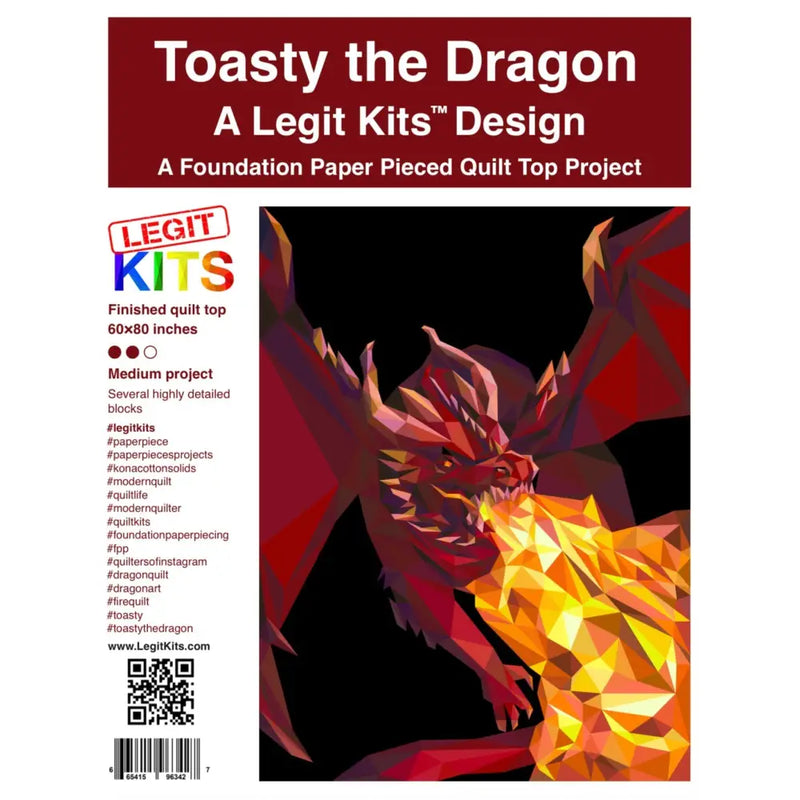 Toasty the Dragon Pattern PT037