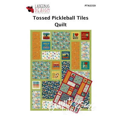 Tossed Pickleball Tiles