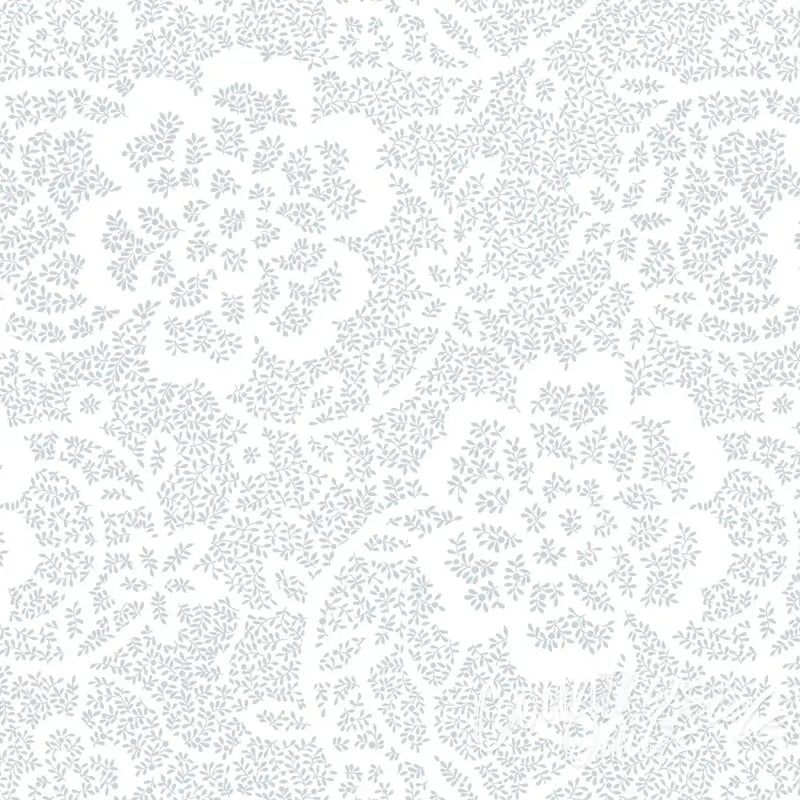 Touch of White Large Floral Cotton Wideback Fabric per yard
