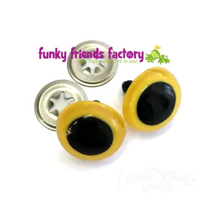 Toy Eyes Crystal - 21mm Yellow