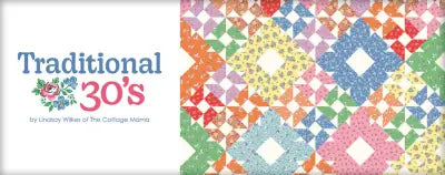 Traditional 30's Fat Quarters, 23pcs