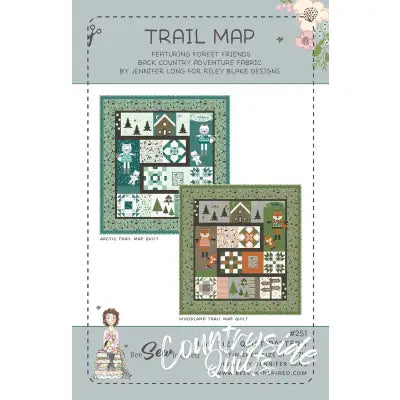 Trail Map Quilt Pattern