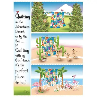 Traveling Quilters Greeting Card