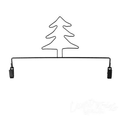 Tree With Clips Charcoal 6in