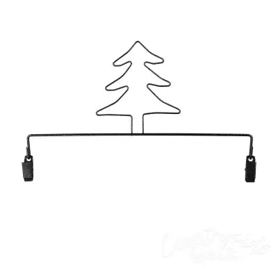 Tree With Clips Charcoal 8in