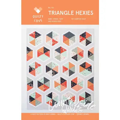 Triangle Hexies Quilt Pattern