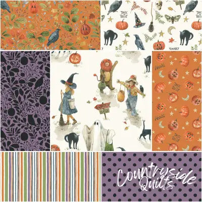 Trick or Treat 1 Yard Bundle Cream, 7 Pcs.