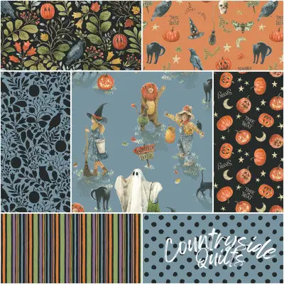 Trick or Treat 1 Yard Bundle Dusk, 7 Pcs.
